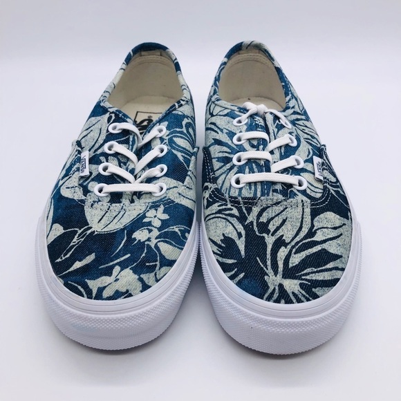 VANS OFF THE WALL - UNISEX FLORAL DENIM SNEAKERS - Picture 11 of 12